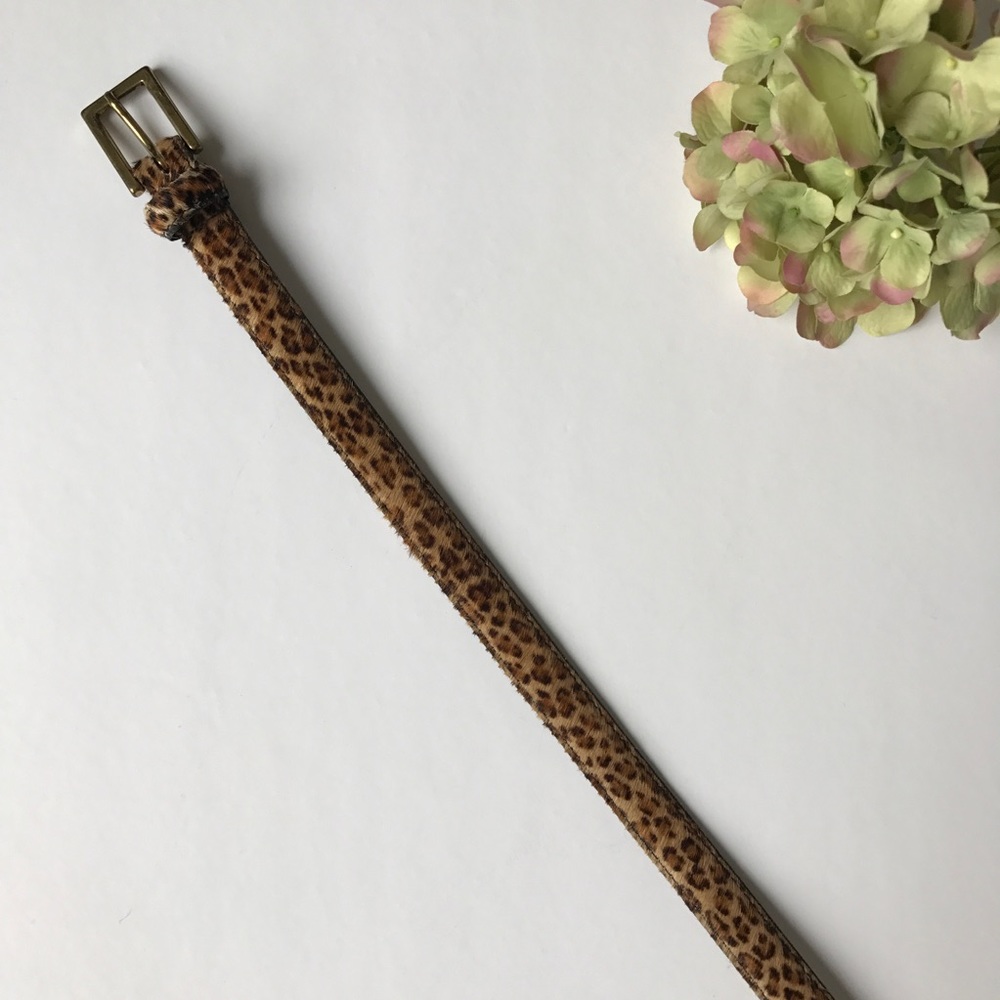 Banana Republic Leopard Print Belt